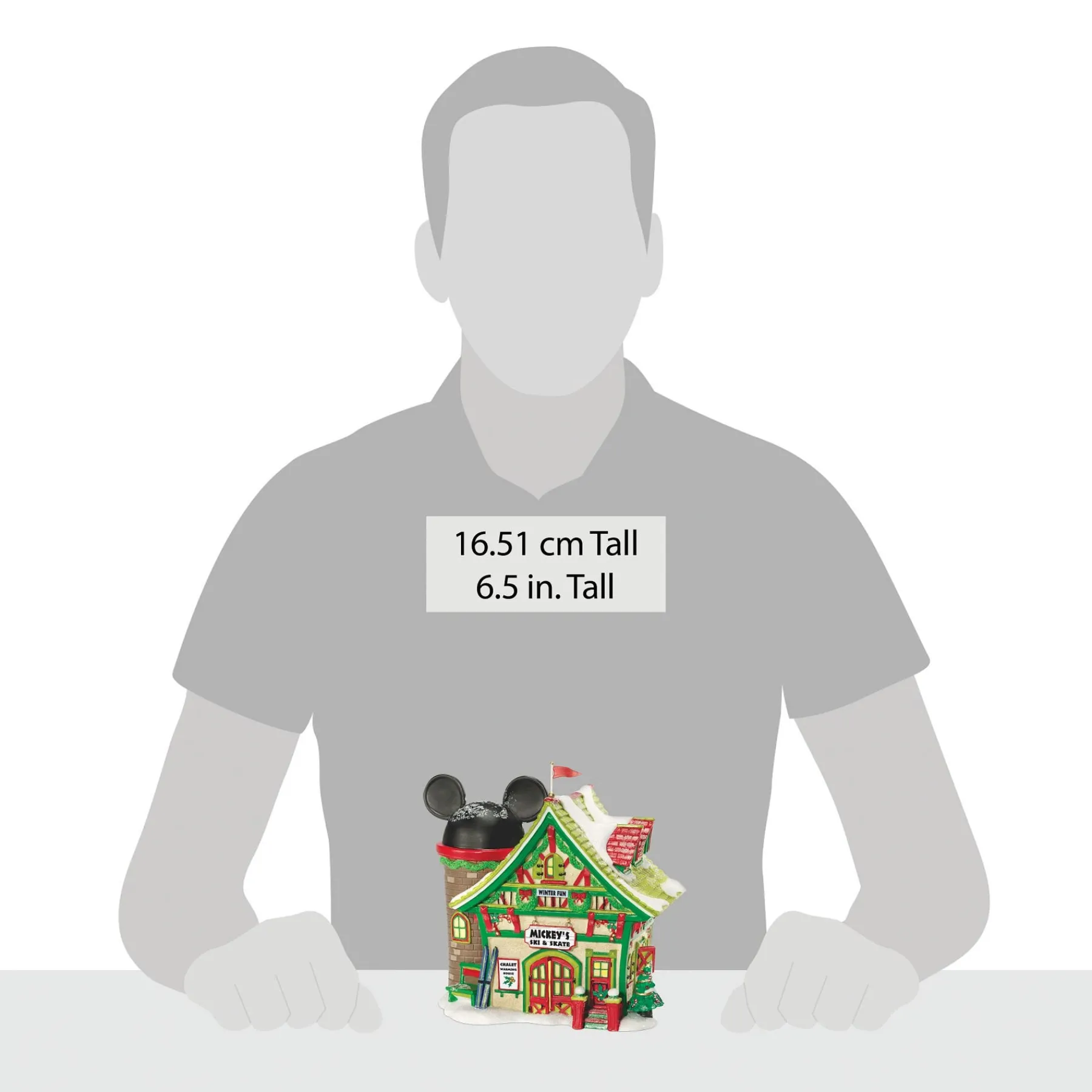 Department 56 Disney Village>Mickey's Ski And Skate