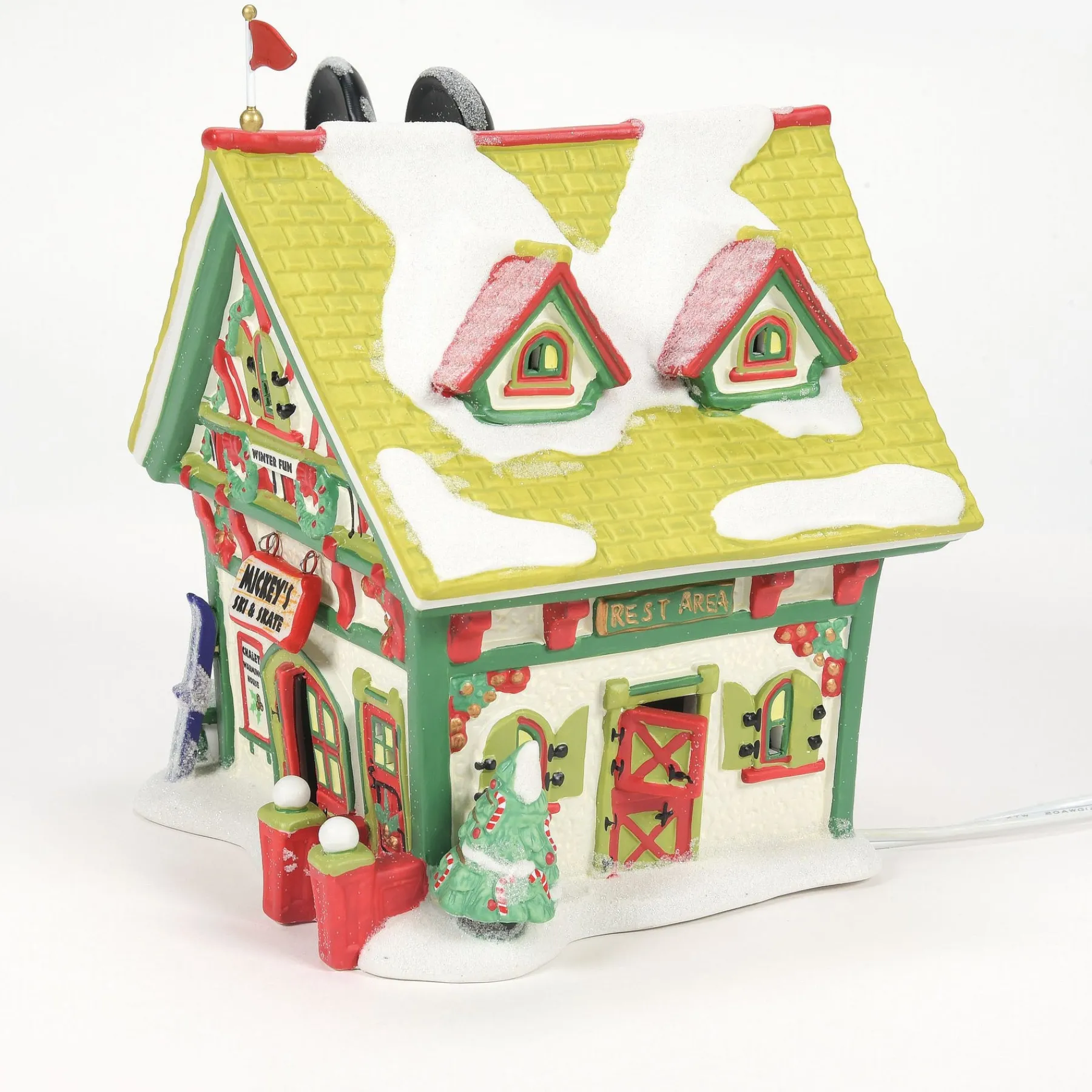 Department 56 Disney Village>Mickey's Ski And Skate