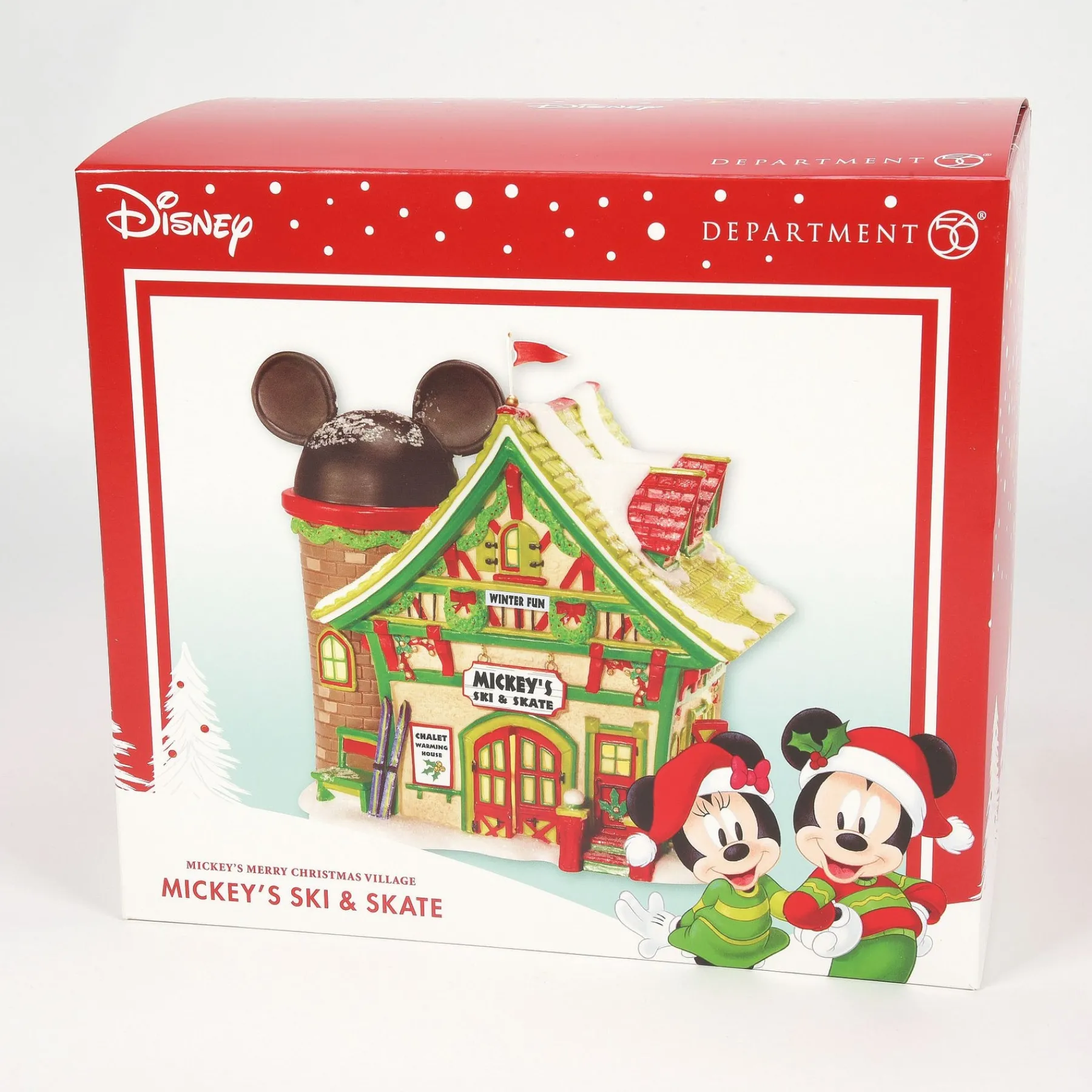 Department 56 Disney Village>Mickey's Ski And Skate