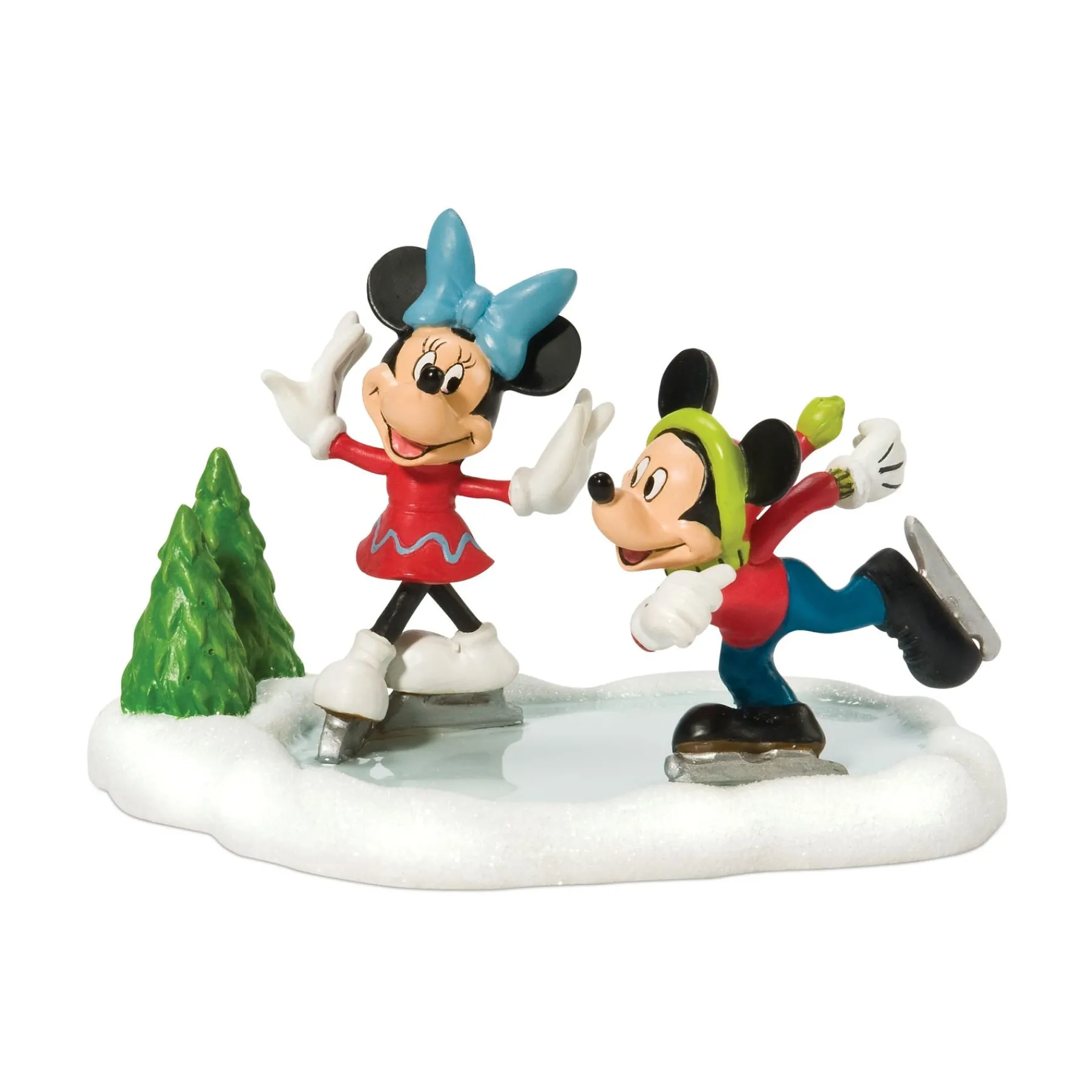 Department 56 Disney Village>Mickey & Minnie Go Skating